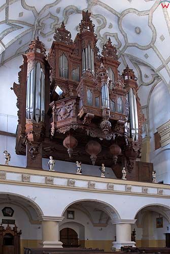 Organy w kościele farnym w Kazimierzu Dolnym